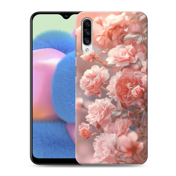 Силиконовый чехол на Samsung Galaxy A30s с принтом Розовые розы