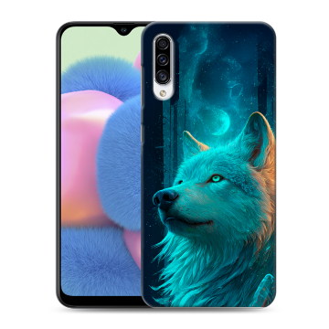 Силиконовый чехол на Samsung Galaxy A30s с принтом бабочки саккура