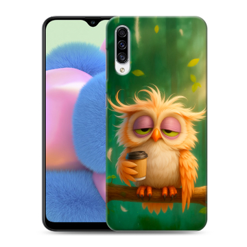 Силиконовый чехол на Samsung Galaxy A30s с принтом сова