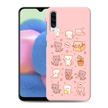 Силиконовый чехол на Samsung Galaxy A30s с принтом Hello Kitty Хелоу Кити
