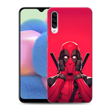 Силиконовый чехол на Samsung Galaxy A30s с принтом Дедпул Deadpool