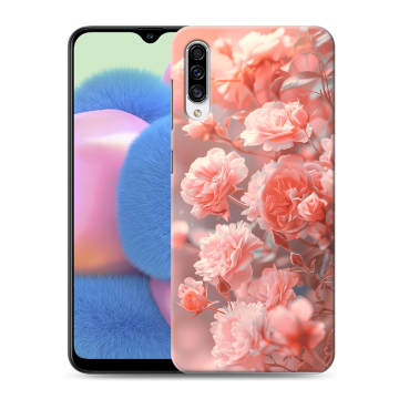 Силиконовый чехол на Samsung Galaxy A30s с принтом Розы цветы