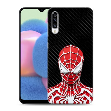 Силиконовый чехол на Samsung Galaxy A30s с принтом человек паук spiderman