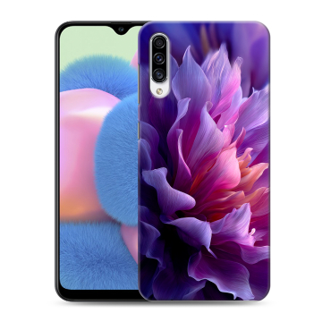 Силиконовый чехол на Samsung Galaxy A30s с принтом женский цветы