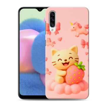 Силиконовый чехол на Samsung Galaxy A30s с принтом для девочек