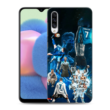 Силиконовый чехол на Samsung Galaxy A30s с принтом Реал Роналдо Силиконовый чехол на Samsung Galaxy A30s с принтом Реал Роналдо