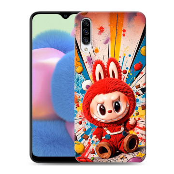 Силиконовый чехол на Samsung Galaxy A30s с принтом Labubu Лабубу