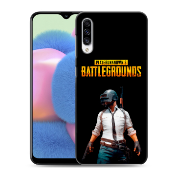 Силиконовый чехол на Samsung Galaxy A30s с принтом PUGB ПАГБ