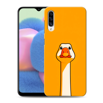 Силиконовый чехол на Samsung Galaxy A30s с принтом Смешная утка Силиконовый чехол на Samsung Galaxy A30s с принтом Смешная утка