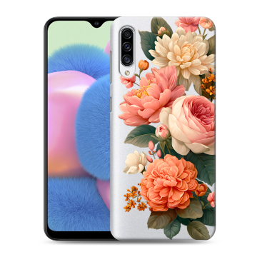 Силиконовый чехол на Samsung Galaxy A30s с принтом цветы Силиконовый чехол на Samsung Galaxy A30s с принтом цветы