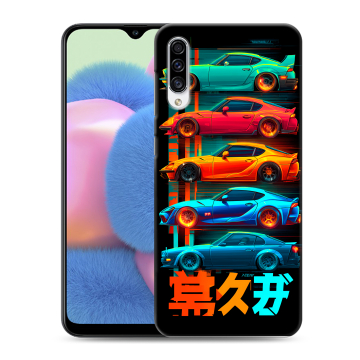 Силиконовый чехол на Samsung Galaxy A30s с принтом машины тачки Силиконовый чехол на Samsung Galaxy A30s с принтом машины тачки