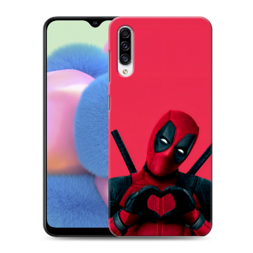 Силиконовый чехол на Samsung Galaxy A30s с принтом Дедпул Deadpool