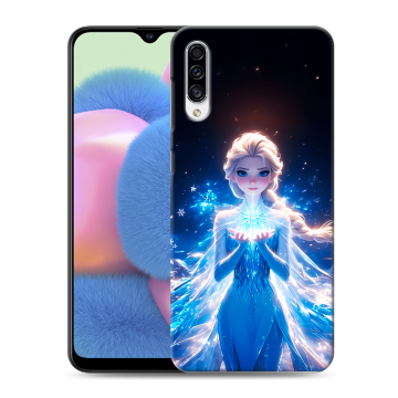 Силиконовый чехол на Samsung Galaxy A30s с принтом Холодное сердце Frozen
