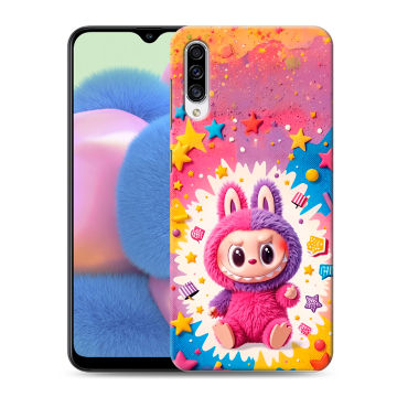 Силиконовый чехол на Samsung Galaxy A30s с принтом Labubu Лабубу