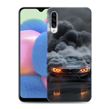 Силиконовый чехол на Samsung Galaxy A30s с принтом BMW БМВ Силиконовый чехол на Samsung Galaxy A30s с принтом BMW БМВ
