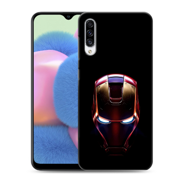Силиконовый чехол на Samsung Galaxy A30s с принтом IronMan Железный человек