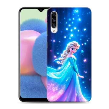 Силиконовый чехол на Samsung Galaxy A30s с принтом Холодное сердце Frozen