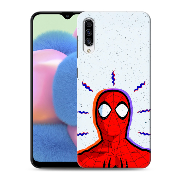 Силиконовый чехол на Samsung Galaxy A30s с принтом Spiderman Человек паук Силиконовый чехол на Samsung Galaxy A30s с принтом Spiderman Человек паук