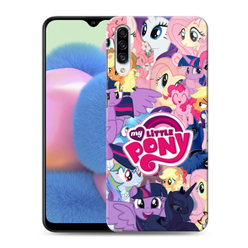 Силиконовый чехол на Samsung Galaxy A30s с принтом My little pony Дружба чудо Силиконовый чехол на Samsung Galaxy A30s с принтом My little pony Дружба чудо