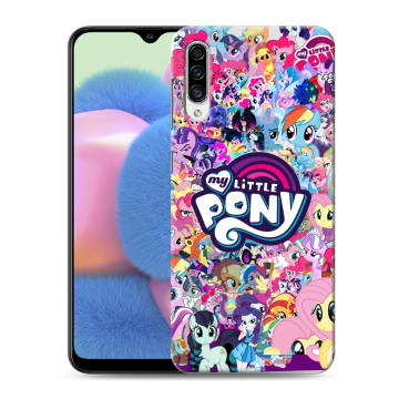 Силиконовый чехол на Samsung Galaxy A30s с принтом My little pony Дружба чудо