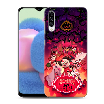 Силиконовый чехол на Samsung Galaxy A30s с принтом Hazbin Hotel Отель Хазбин