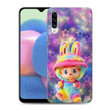 Силиконовый чехол на Samsung Galaxy A30s с принтом Labubu Лабубу