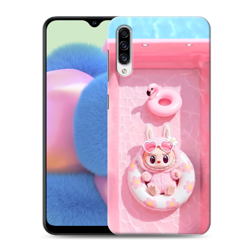 Силиконовый чехол на Samsung Galaxy A30s с принтом Labubu Лабубу