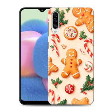 Силиконовый чехол на Samsung Galaxy A30s с принтом Новый год Силиконовый чехол на Samsung Galaxy A30s с принтом Новый год
