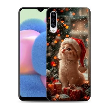 Силиконовый чехол на Samsung Galaxy A30s с принтом Новый год Силиконовый чехол на Samsung Galaxy A30s с принтом Новый год