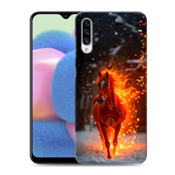 Силиконовый чехол на Samsung Galaxy A30s с принтом Новый год Силиконовый чехол на Samsung Galaxy A30s с принтом Новый год