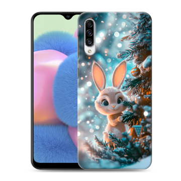 Силиконовый чехол на Samsung Galaxy A30s с принтом Новый год Силиконовый чехол на Samsung Galaxy A30s с принтом Новый год