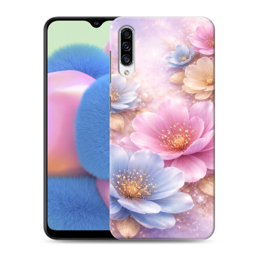 Силиконовый чехол на Samsung Galaxy A30s с принтом женский