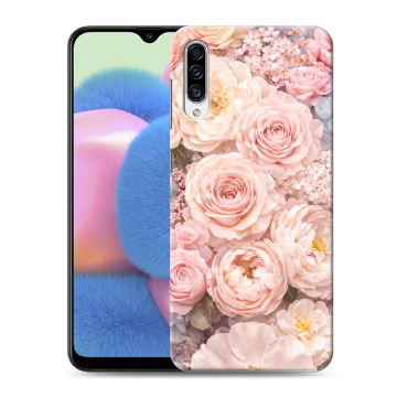 Силиконовый чехол на Samsung Galaxy A30s с принтом женский