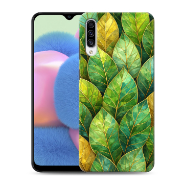 Силиконовый чехол на Samsung Galaxy A30s с принтом женский