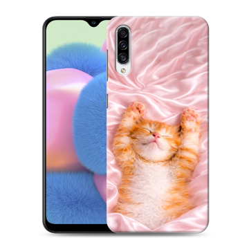 Силиконовый чехол на Samsung Galaxy A30s с принтом женский