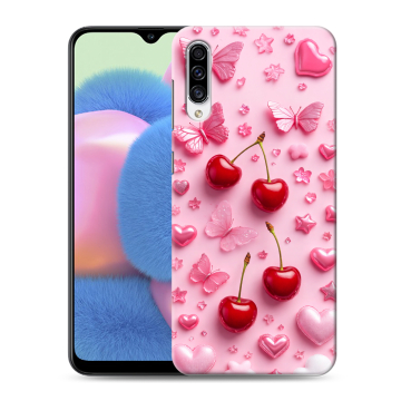 Силиконовый чехол на Samsung Galaxy A30s с принтом для девочек