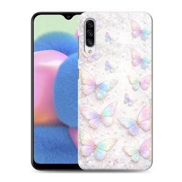 Силиконовый чехол на Samsung Galaxy A30s с принтом женский