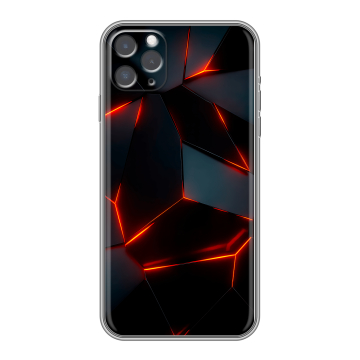 Силиконовый чехол на iPhone 11 Pro с принтом Яркие абстракции