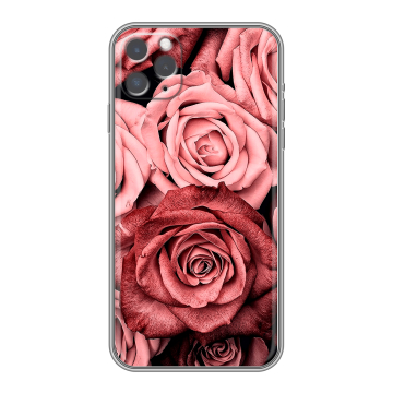Силиконовый чехол на iPhone 11 Pro с принтом Цветы розы