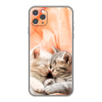 Силиконовый чехол на Iphone 11 Pro с принтом Котята Силиконовый чехол на Iphone 11 Pro с принтом Котята