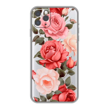 Силиконовый чехол на Iphone 11 Pro с принтом Розы Силиконовый чехол на Iphone 11 Pro с принтом Розы