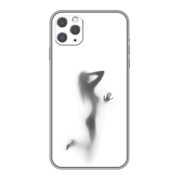 Силиконовый чехол на Iphone 11 Pro с принтом Силуэт