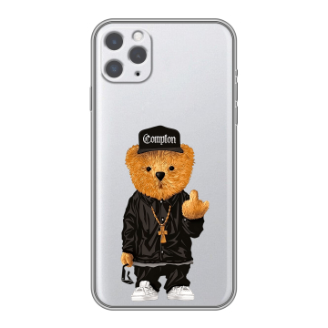Силиконовый чехол на Iphone 11 Pro с принтом Плюшевый медведь Силиконовый чехол на Iphone 11 Pro с принтом Плюшевый медведь
