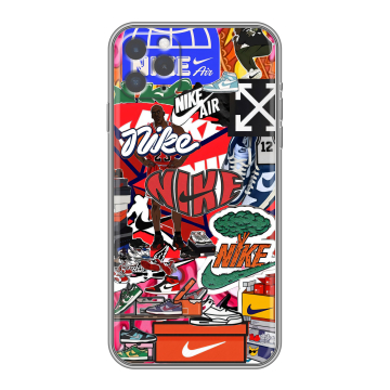 Силиконовый чехол на Iphone 11 Pro с принтом Найк Nike яркий Силиконовый чехол на Iphone 11 Pro с принтом Найк Nike яркий