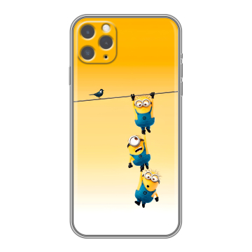 Силиконовый чехол на Iphone 11 Pro с принтом Миньоны Силиконовый чехол на Iphone 11 Pro с принтом Миньоны