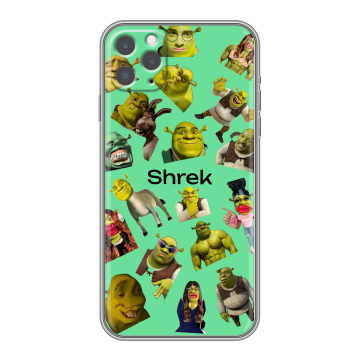 Силиконовый чехол на Iphone 11 Pro с принтом Шрек Shrek