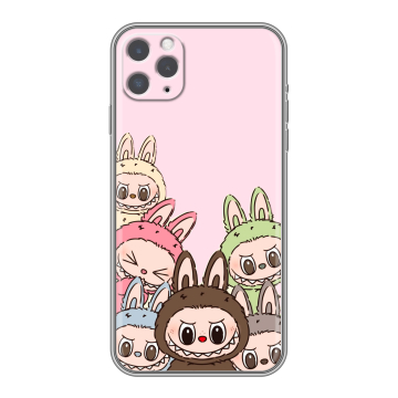 Силиконовый чехол на Iphone 11 Pro с принтом Лабубу
