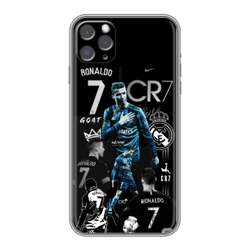 Силиконовый чехол на Iphone 11 Pro с принтом Реал Роналдо