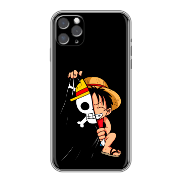 Силиконовый чехол на Iphone 11 Pro с принтом One Piece Ван Пис