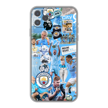 Силиконовый чехол на Iphone 11 Pro с принтом Man City Манчестер Сити